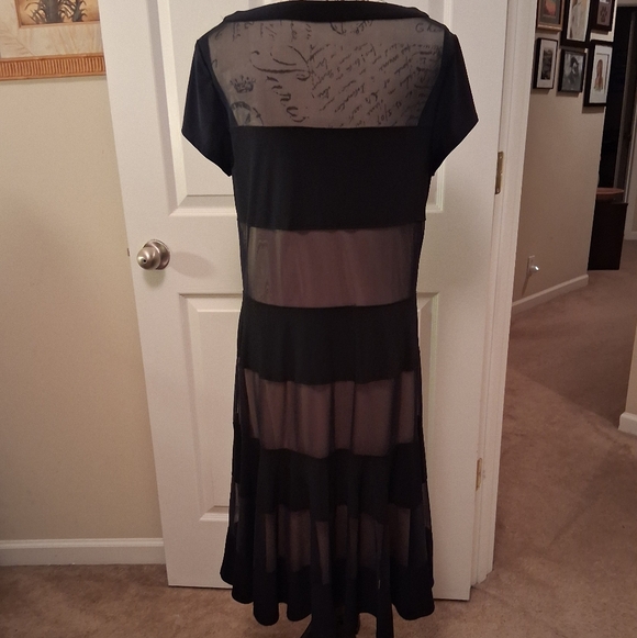 R&M Richards Mesh Midi Dress. Size 14 - Picture 2 of 6